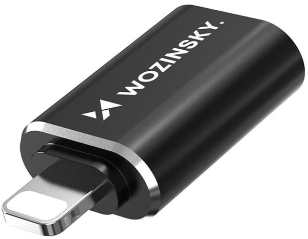 Wozinsky WALA-01 Lightning auf USB-A OTG Adapter, schwarz (WALA-01), Bild 3