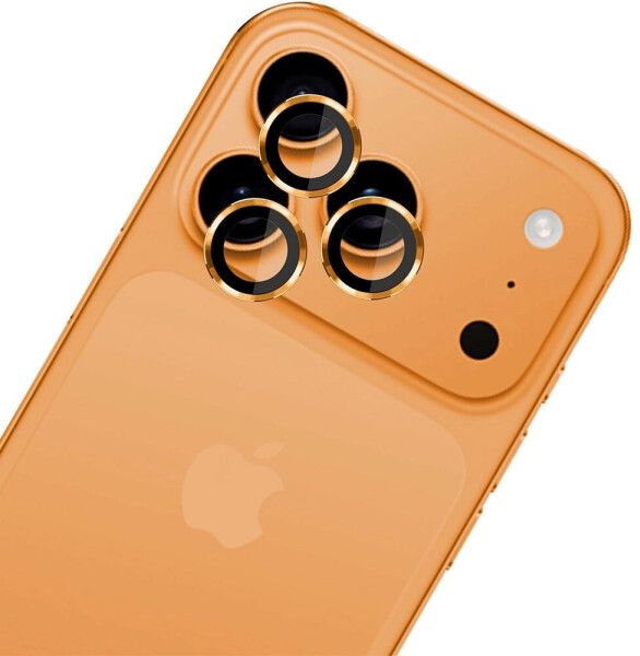 3mk Lens Protection Pro Kameraschutzglas für iPhone 17 Pro / 17 Pro Max, orange, Bild 4