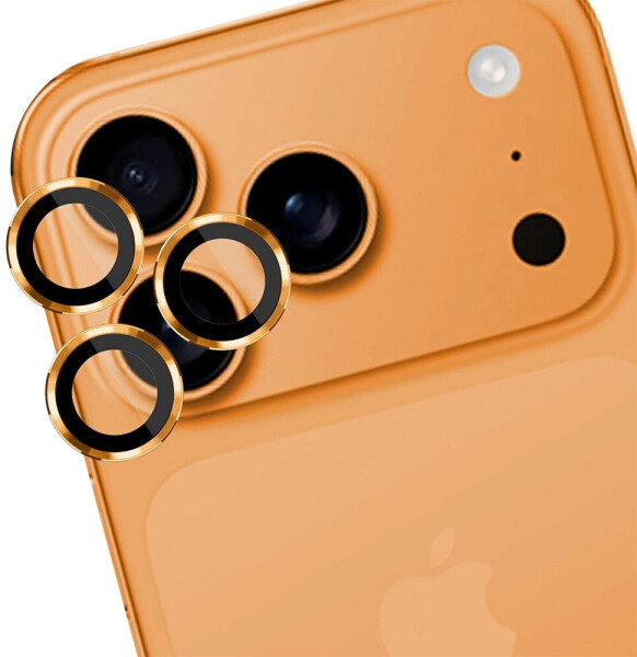 3mk Lens Protection Pro Kameraschutzglas für iPhone 17 Pro / 17 Pro Max, orange, Bild 6