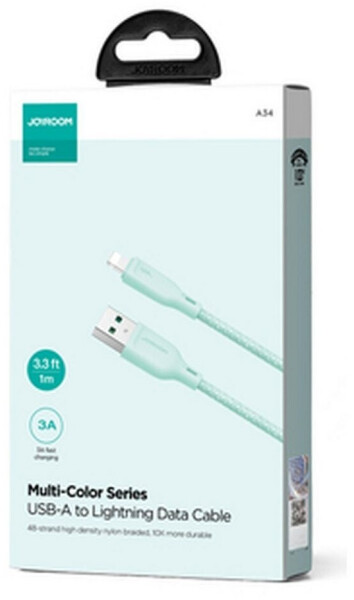 Joyroom Multi-Color Series S-A34 USB-A auf Lightning, 3A, 1m, grün (SA34-AL3), Bild 4