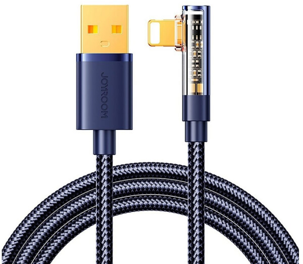 Joyroom S-UL012A6 USB-A zu Lightning Winkelkabel 2,4A 1,2m blau (S-UL012A6)