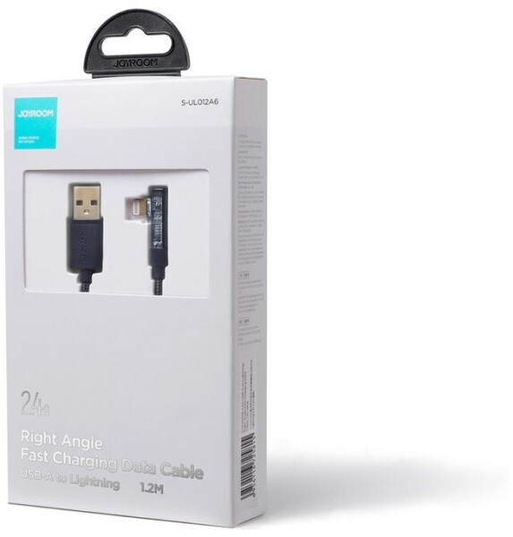 Joyroom S-UL012A6 USB-A zu Lightning Winkelkabel 2,4A 1,2m blau (S-UL012A6), Bild 5