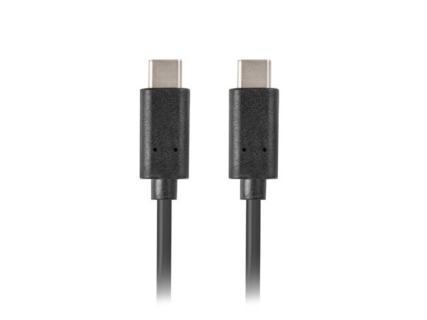 Lanberg USB 2.0 Kabel USB-C auf USB-C, 1,8m, schwarz (CA-CMCM-10CU-0018-BK), Bild 2