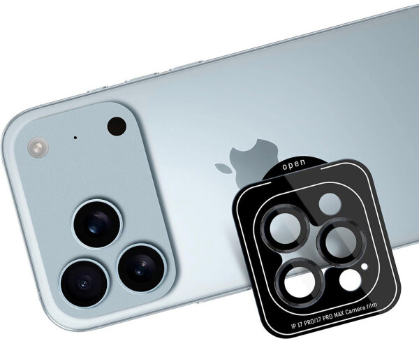 3mk Lens Protection Pro Kameraschutzglas für iPhone 17 Pro / 17 Pro Max, schwarz, Bild 3