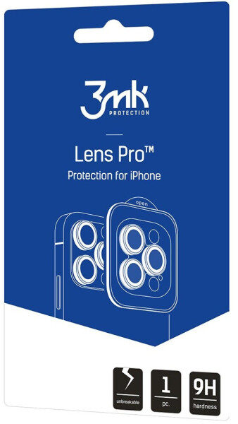 3mk Lens Protection Pro Kameraschutzglas für iPhone 17 Pro / 17 Pro Max, schwarz, Bild 9