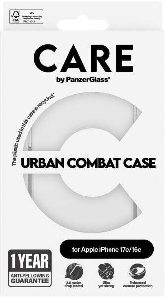 PanzerGlass Urban Combat Case iPhone 17e/16e, transparent (CR49860), Bild 2