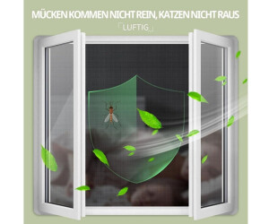 LuxusKollektion Fliegengitter für Fenster, katzensicher, ohne Bohren, 100x130cm ab 62,99 € (Oktober 2026)