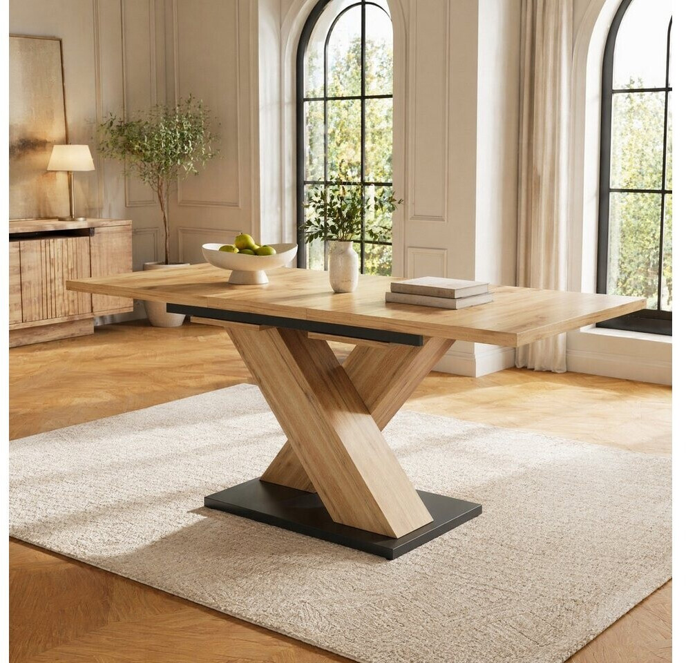 REDOM Ausziehbarer Esstisch MDF, naturholzfarben, 119–158,5x80x75cm ab 245,99 € (Oktober 2026)
