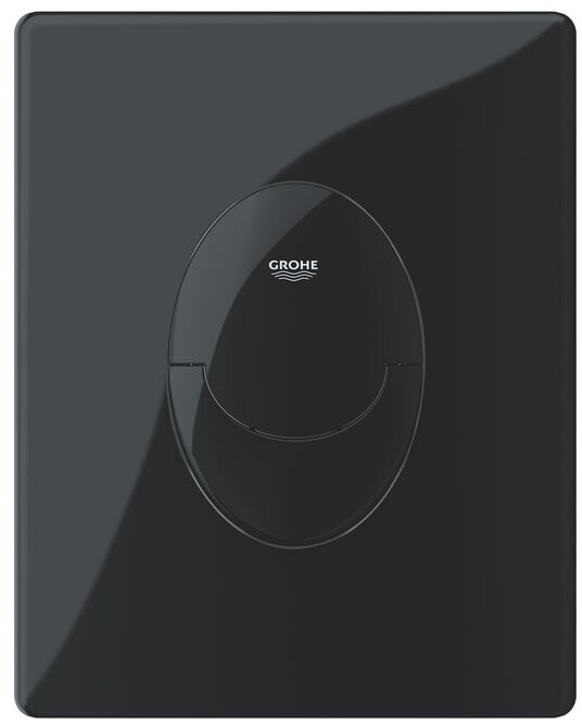 GROHE Quickfix Start Betätigungsplatte, schwarz glänzend (38964KV0) ab ...