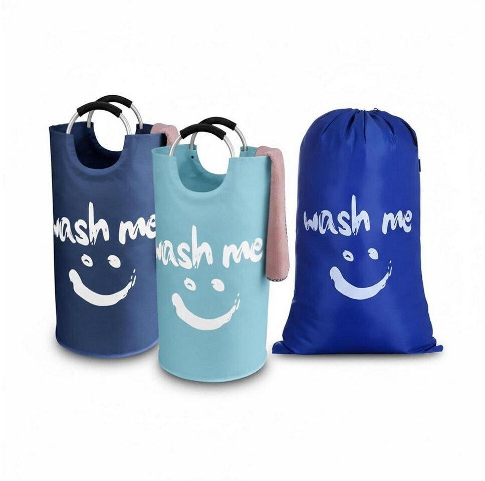LuxusKollektion Wäscheset 3-teilig faltbar 2x95L+125L, Oxford, blau ab 112,99 € (Oktober 2026)