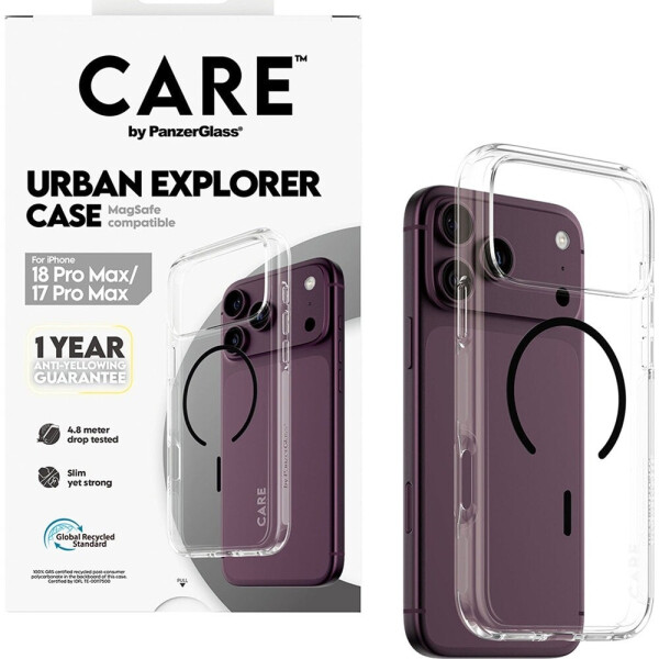 PanzerGlass Urban Explorer Case transparent, schwarz, MagSafe, iPhone 17 Pro Max (CR82267), Bild 3