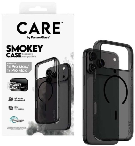 PanzerGlass CARE Smokey Case schwarz MagSafe iPhone 17 Pro Max / 18 Pro Max (CR73079), Bild 5
