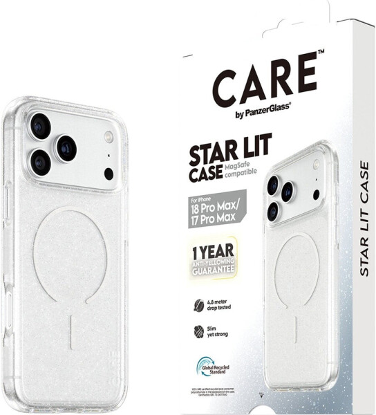 PanzerGlass Star Lit Case MagSafe iPhone 17 Pro Max, transparent (CR44847), Bild 2