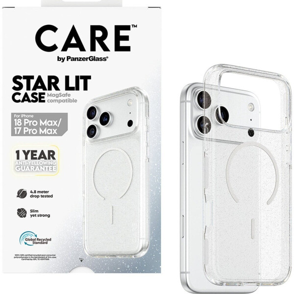 PanzerGlass Star Lit Case MagSafe iPhone 17 Pro Max, transparent (CR44847), Bild 3