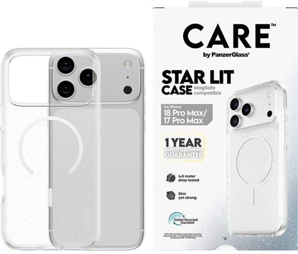 PanzerGlass Star Lit Case MagSafe iPhone 17 Pro Max, transparent (CR44847), Bild 6