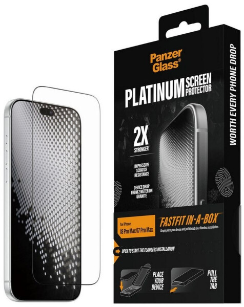 PanzerGlass Platinum Screen Protector iPhone 17 Pro Max / 18 Pro Max (PG27659)