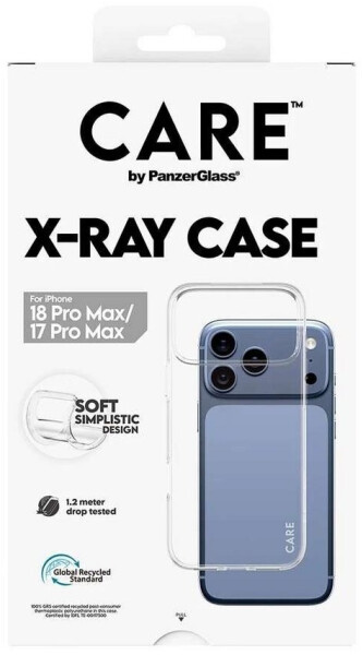 PanzerGlass X-Ray Case für iPhone 17 Pro Max, transparent (CR64719), Bild 3