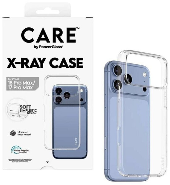 PanzerGlass X-Ray Case für iPhone 17 Pro Max, transparent (CR64719), Bild 5