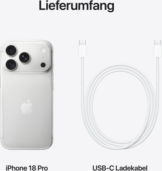 Apple iPhone 18 Pro 1TB Silber, Bild 7