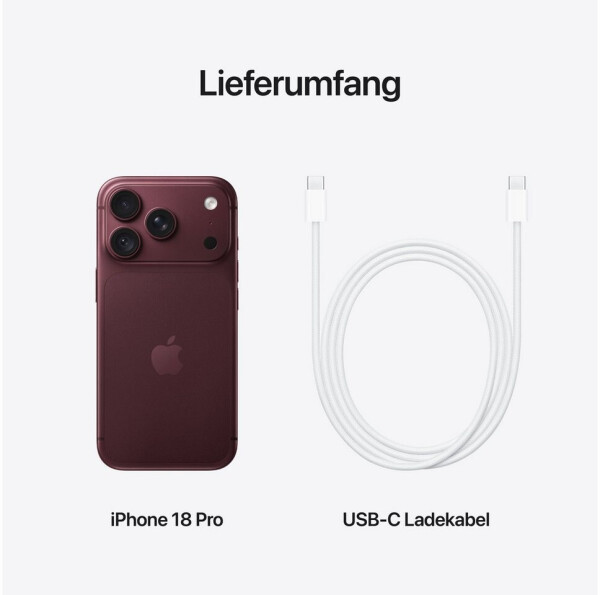Apple iPhone 18 Pro 2TB Burgunder, Bild 5