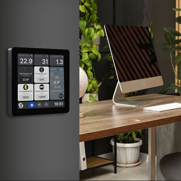 Shelly Wall Display X1i silber (SAWD-6A1XX10EU0-S), Bild 4
