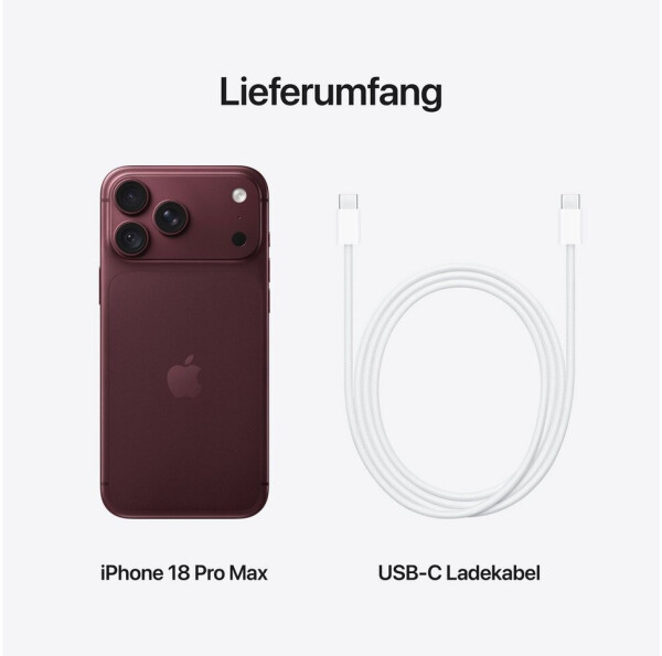 Apple iPhone 18 Pro Max 2TB Burgunder, Bild 9