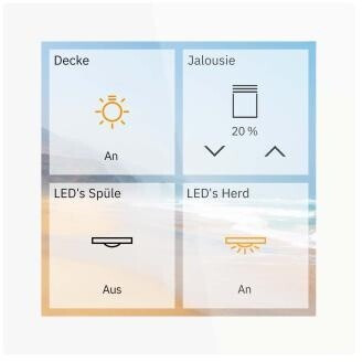 MDT Glas Touch Smart Plus weiß (GTS-P4TW.01S)