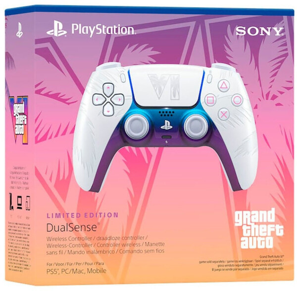 Sony DualSense Wireless Controller Grand Theft Auto VI White Limited Edition, Bild 7