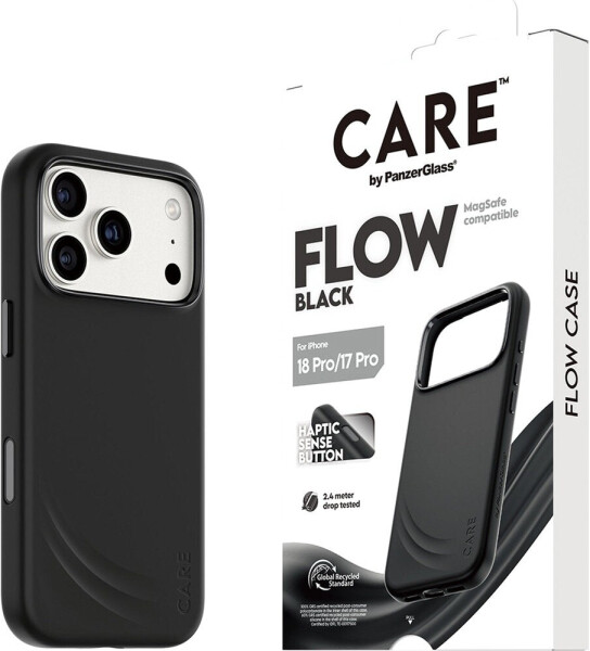 PanzerGlass Flow Case iPhone 17 Pro, schwarz, MagSafe, transparent (CR63459), Bild 2