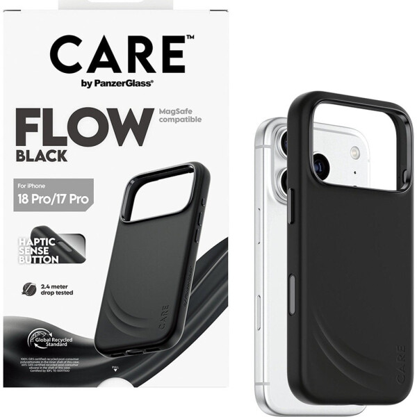 PanzerGlass Flow Case iPhone 17 Pro, schwarz, MagSafe, transparent (CR63459), Bild 3