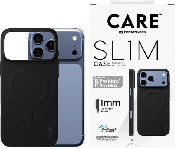PanzerGlass SL1M Case schwarz, MagSafe, iPhone 17 Pro Max, transparent (CR11275), Bild 6