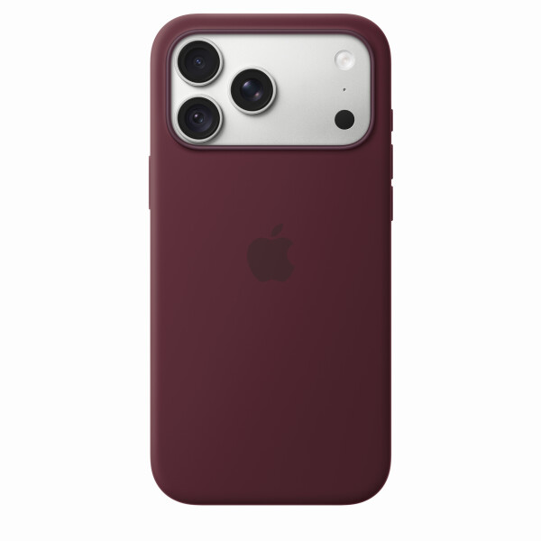 Apple iPhone 18 Pro Max Silikon Case mit MagSafe Burgunder, Bild 2