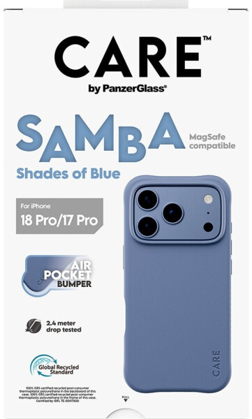 PanzerGlass Samba Shades of Blue Hülle für iPhone 18 Pro/17 Pro MagSafe (CR30994), Bild 5