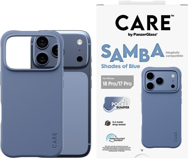 PanzerGlass Samba Shades of Blue Hülle für iPhone 18 Pro/17 Pro MagSafe (CR30994), Bild 6