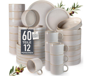 Moritz & Moritz Castello Kombiservice 60-tlg. 12 Personen Beige/Weiß ab 279,99 € (Oktober 2026)