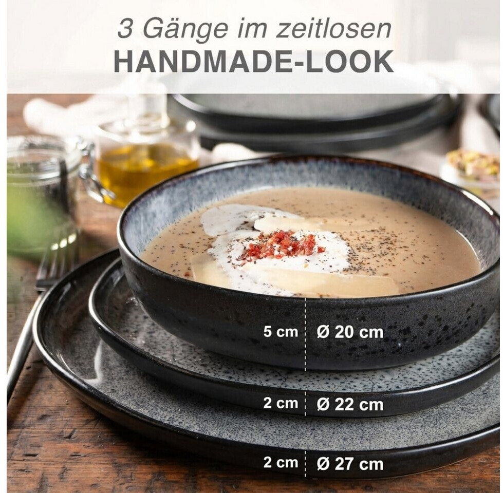 Moritz & Moritz Organic Kombiservice 6 Personen Grau ab 127,49 € (Oktober 2026)