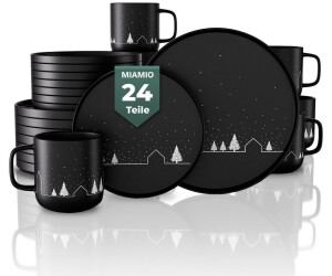 MiaMio Vinter Kaffeeservice 24-tlg. Schwarz ab 139,99 € (Oktober 2026)