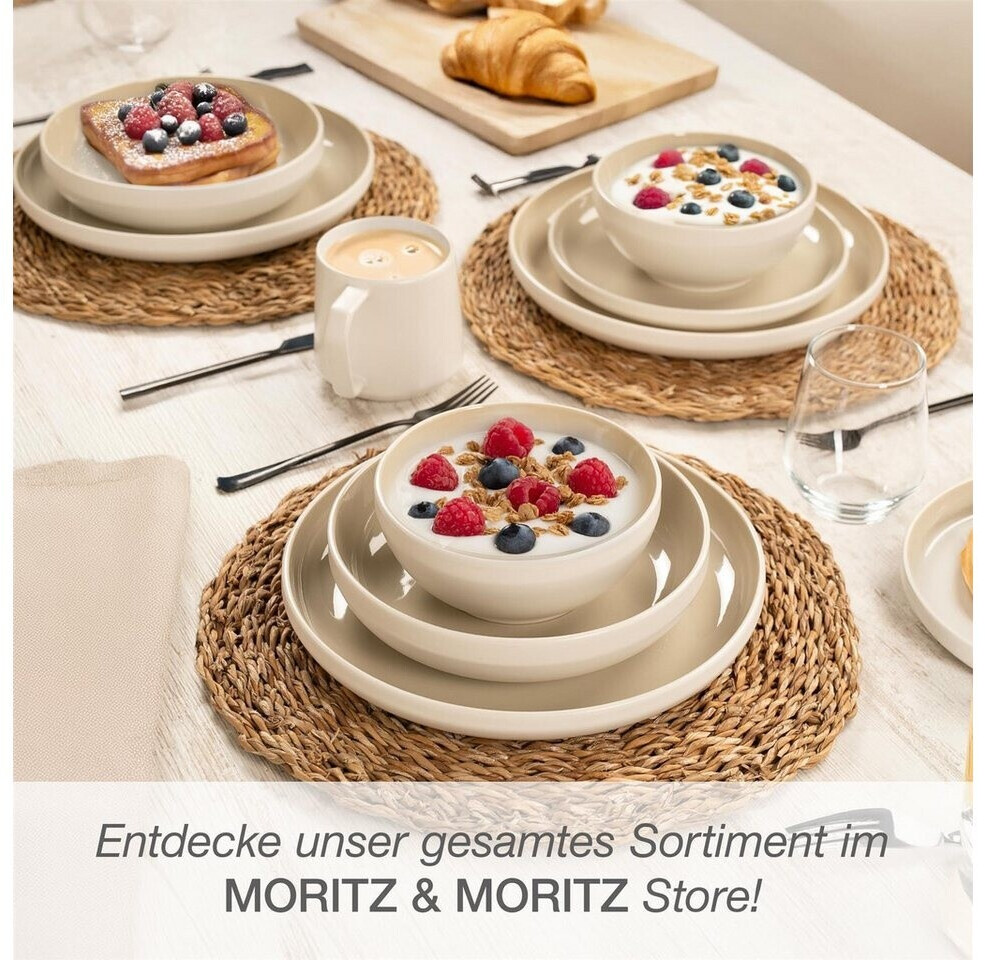 Moritz & Moritz Cavo Kombiservice 48-tlg. 12 Personen Beige/Weiß ab 254,98 € (Oktober 2026)