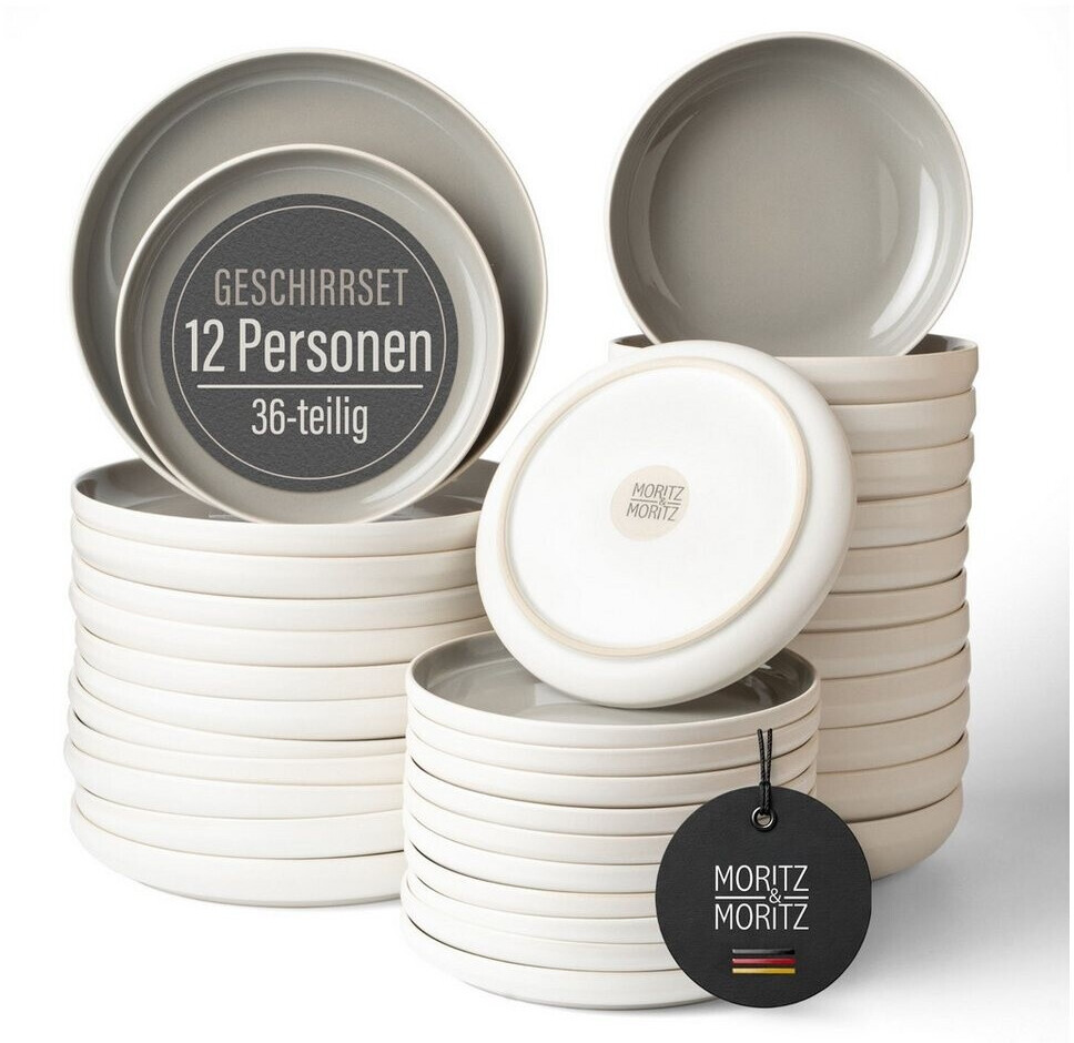 Moritz & Moritz Cavo Kombiservice 36-tlg. 12 Personen Grau ab 269,99 € (Oktober 2026)