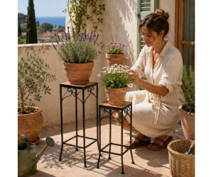 DanDiBo Blumenhocker Merano Mosaik eckig 2er Set, schwarz, Metall (120124654) ab 69,89 € (Oktober 2026)