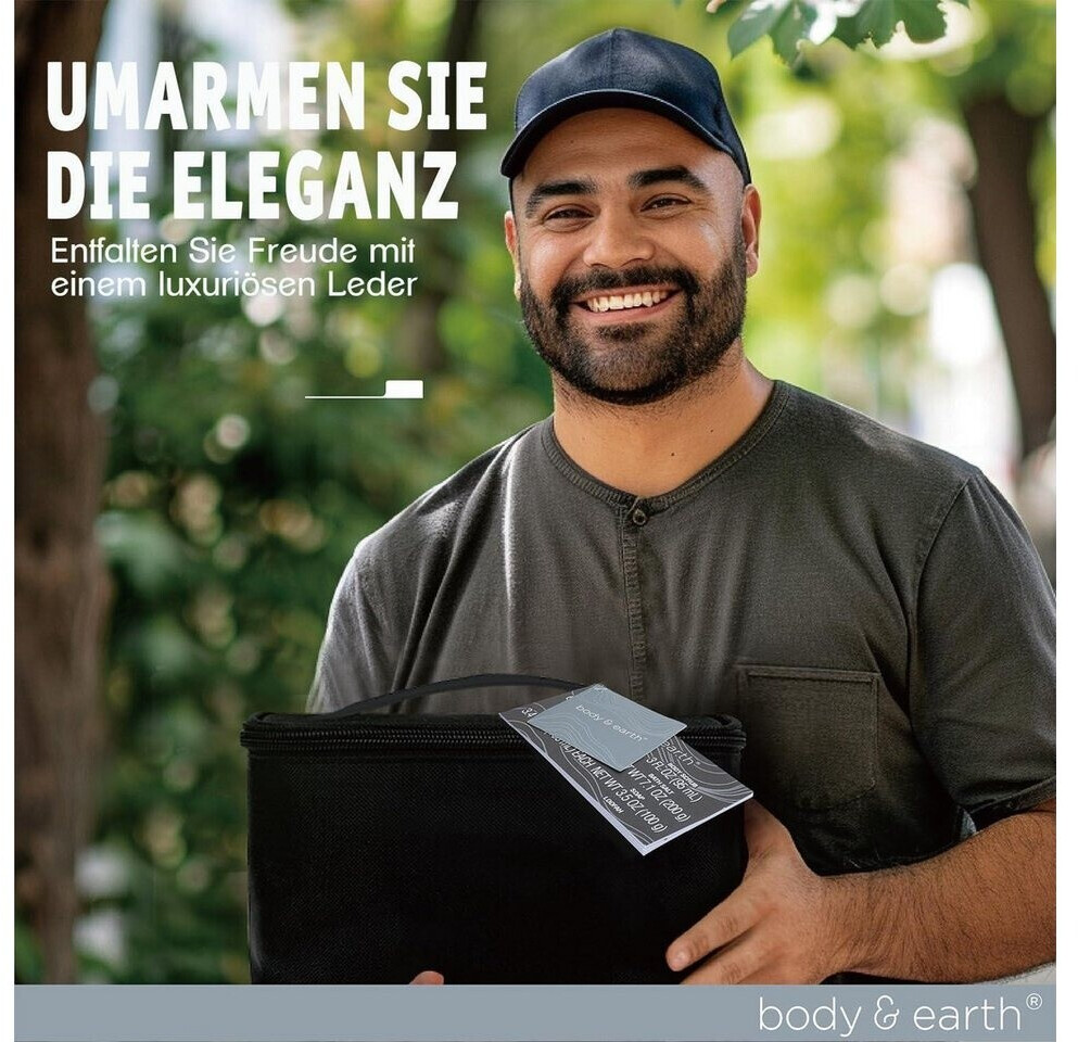 body & earth Herren Geschenkset Leder-Duft, 8-teilig ab 74,99 € (Oktober 2026)