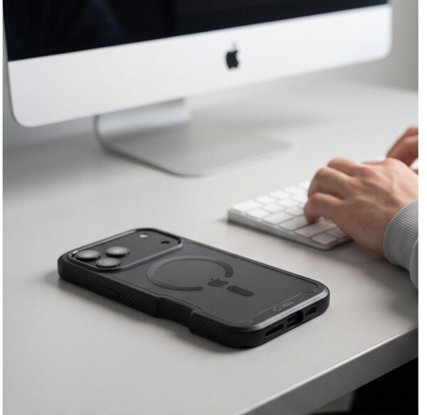 Tech-Protect Hülle Defense Magsafe Apple iPhone 17 Pro Max / 18 Pro Max Matte Schwarz, Bild 5
