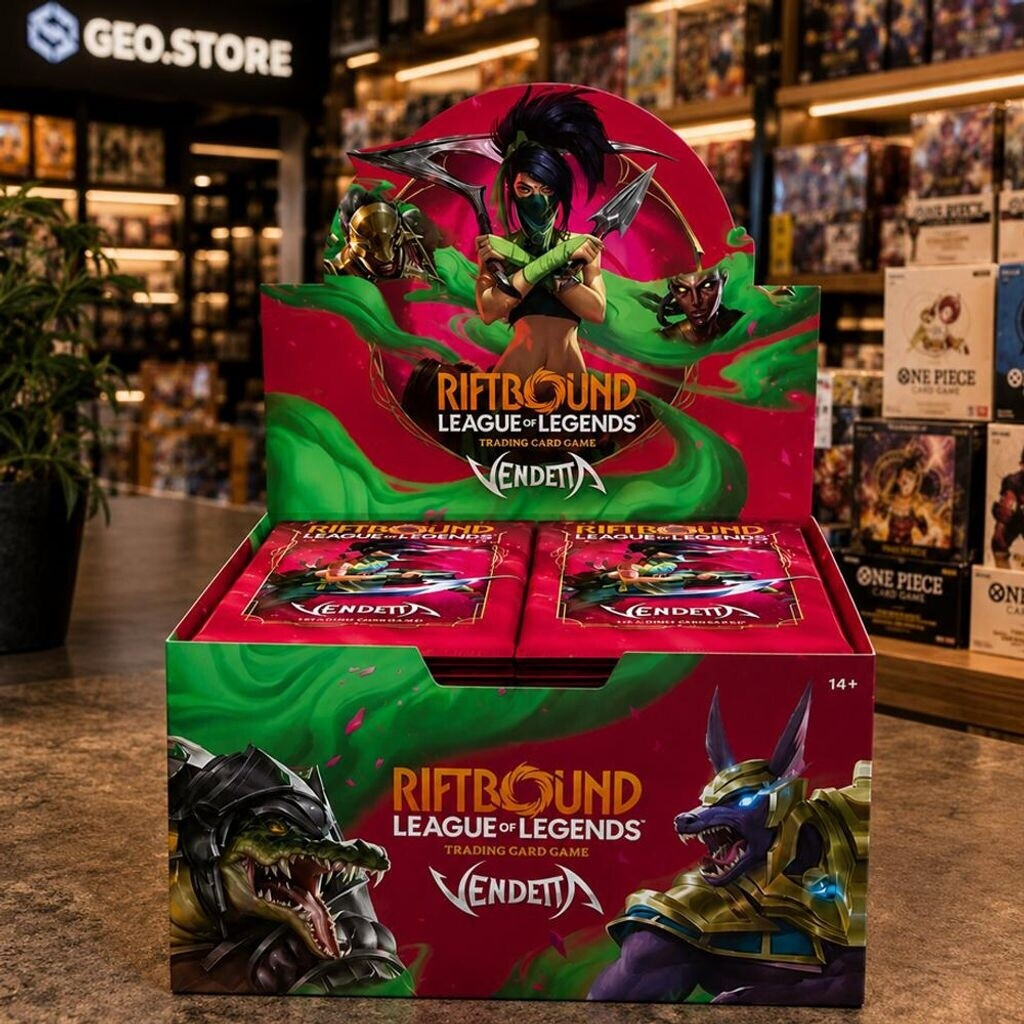 Jasco Products Riftbound League of Legends TCG Vendetta Booster Display ...