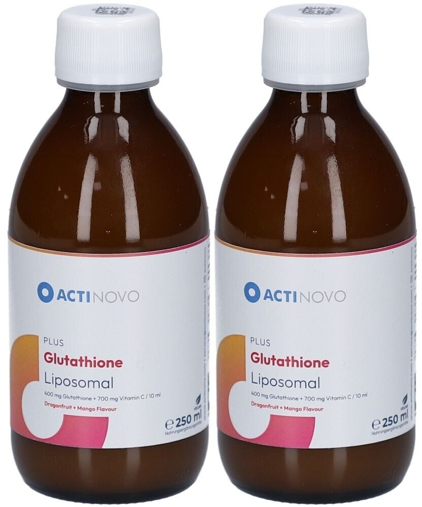 Actinovo Plus Liposomales Glutathion Drachenfrucht & Mango Lösung 2 x 250ml ab 28,51 € (September 2026)