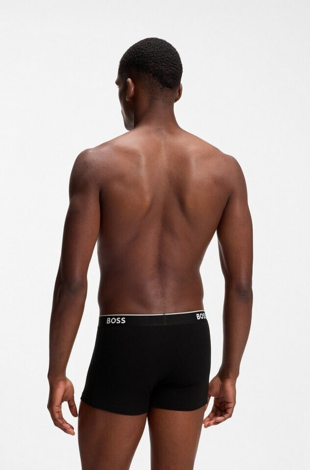 Hugo Boss Three-pack of stretch cotton boxer shorts - Style Trunk 3P ...
