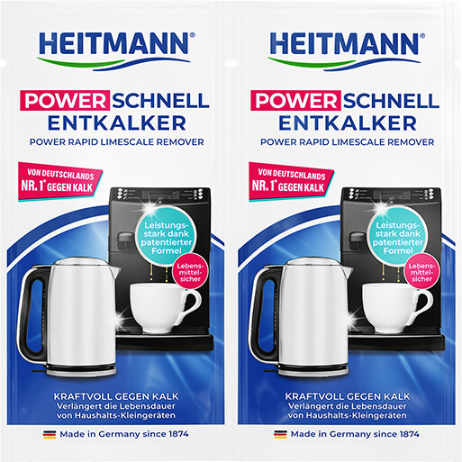 Heitmann Entkalker Power Schnell-Entkalker Pulver für 2 Anwendungen 2x 20g (011038897), Bild 2