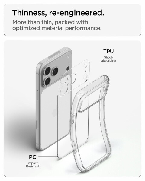 Spigen Ultra Hybrid Case iPhone 18 Pro Max/17 Pro Max Clear, Bild 11