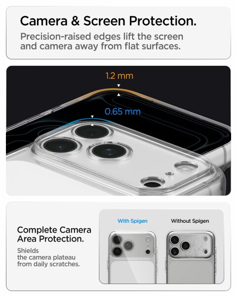 Spigen Ultra Hybrid Case iPhone 18 Pro Max/17 Pro Max Clear, Bild 14
