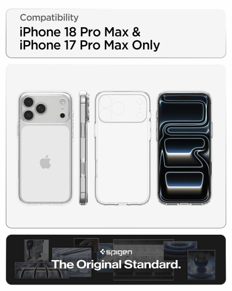 Spigen Ultra Hybrid Case iPhone 18 Pro Max/17 Pro Max Clear, Bild 17
