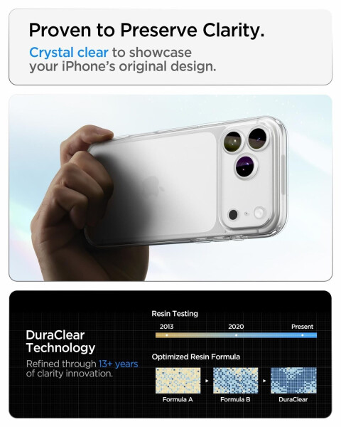 Spigen Ultra Hybrid Case iPhone 18 Pro Max/17 Pro Max Clear, Bild 10